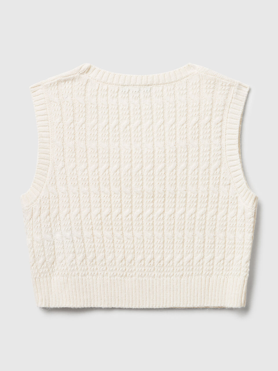 SLEEVELESS SWEATER Menina image number 2