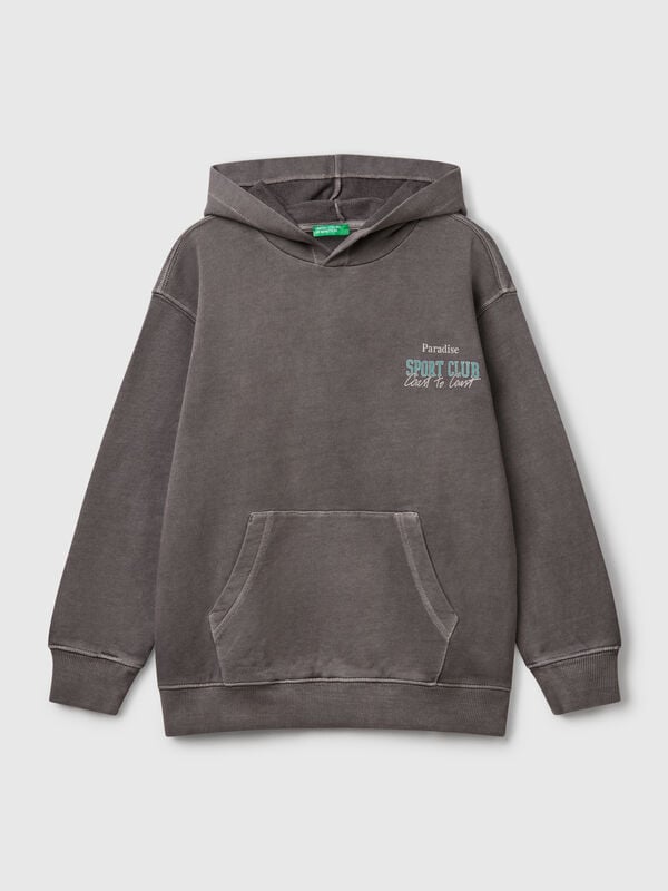 Sweat oversized com estampa Menino