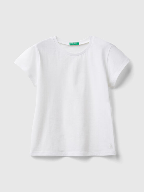 T-shirt em algodão orgânico quente Menina
