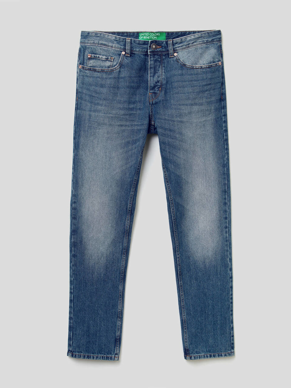 Jeans straight leg 100% algodão image number 1