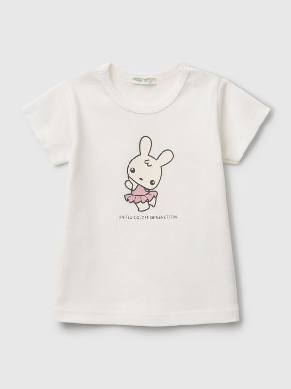 Camiseta de algodão Recém-nascido
