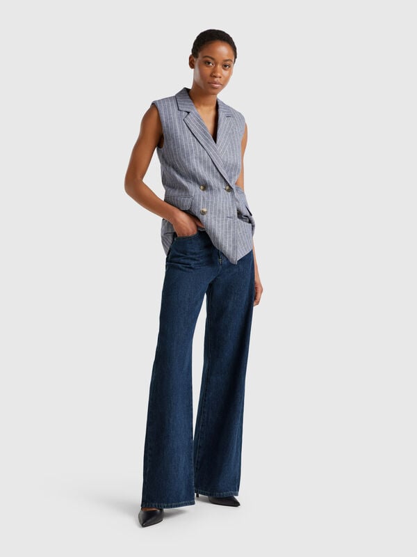 Jeans wide fit Mulher
