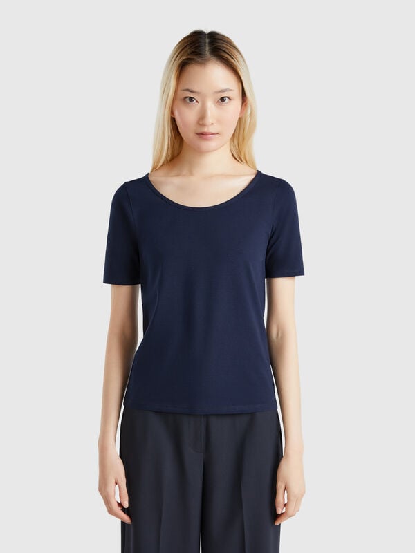 Camiseta slim fit reversível Mulher