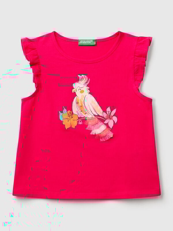 Top com estampa Menina