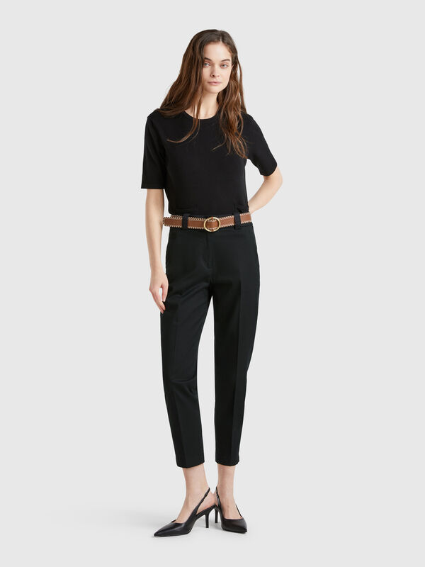 Calças slim fit Mulher