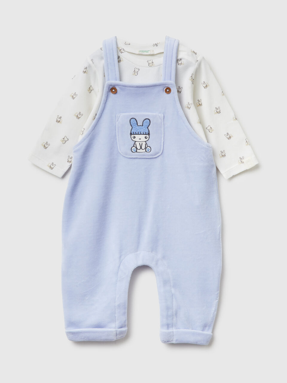 SWEATER DUNGAREE Recém-nascido image number 1