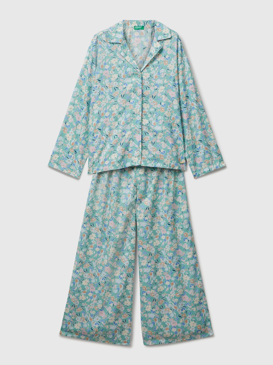 PYJAMA(JACKET+TROUSE Mulher image number 1