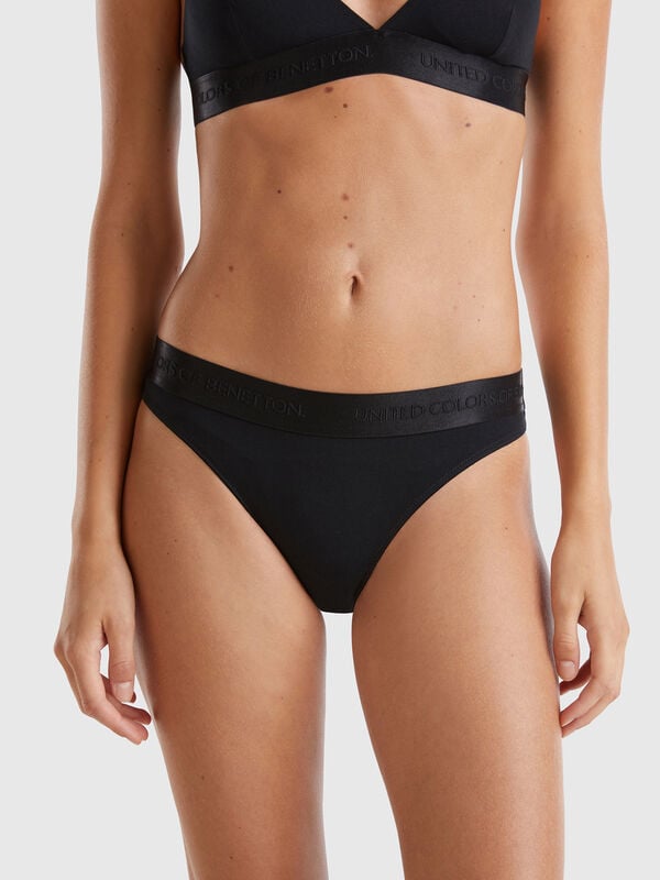 Slip em algodão orgânico stretch Mulher