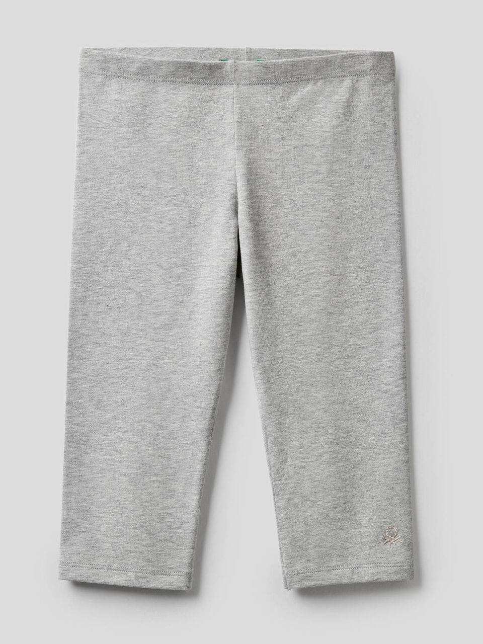 Leggings 3/4 em algodão stretch image number 1