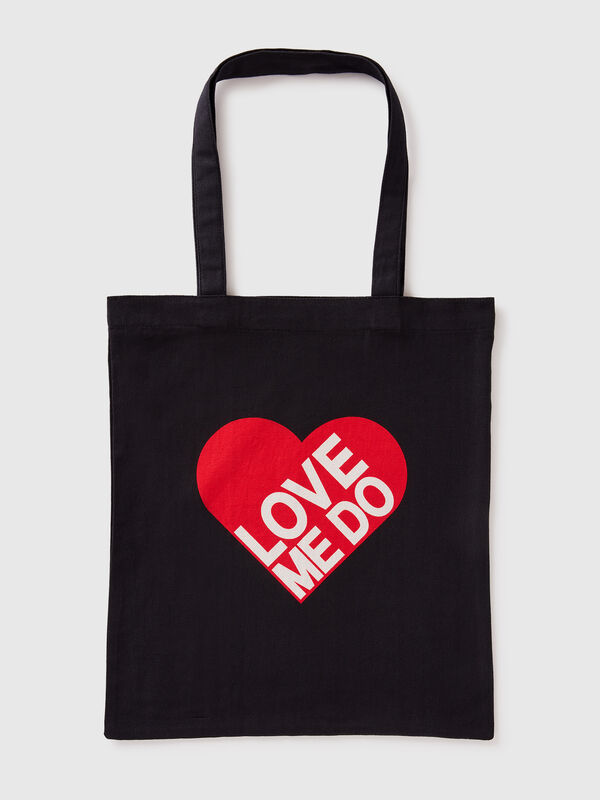 Tote Bag "The Beatles” em algodão puro Mulher