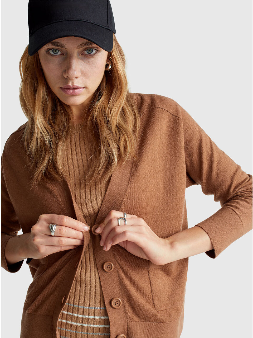 L/S CARDIGAN Mulher image number null