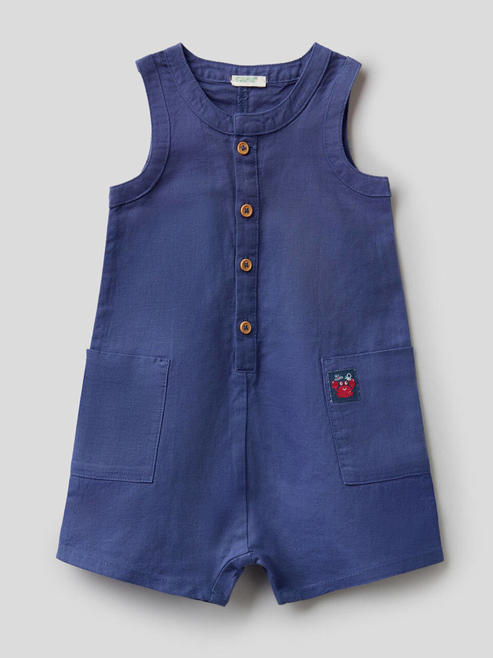 Babygrow em linho misto image number 1