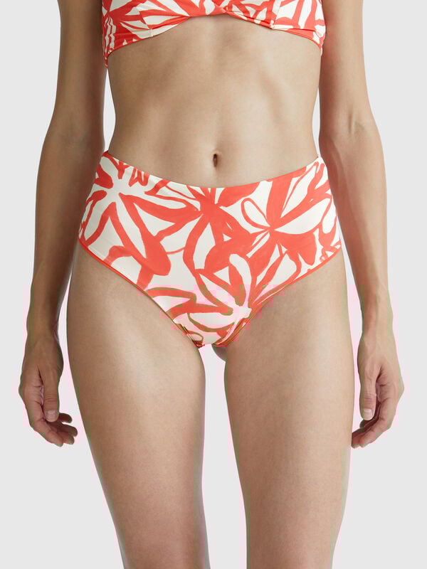 Slip de biquíni reversível Mulher