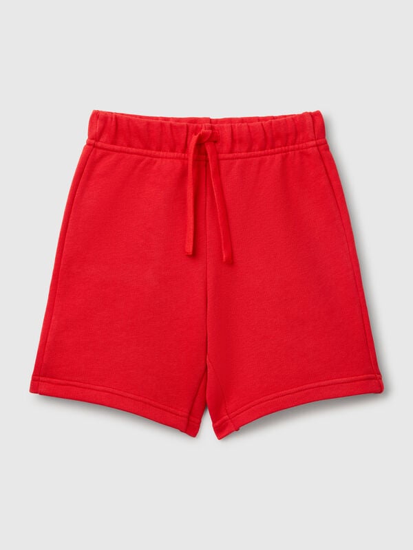 Bermudas em lã de algodão Menino