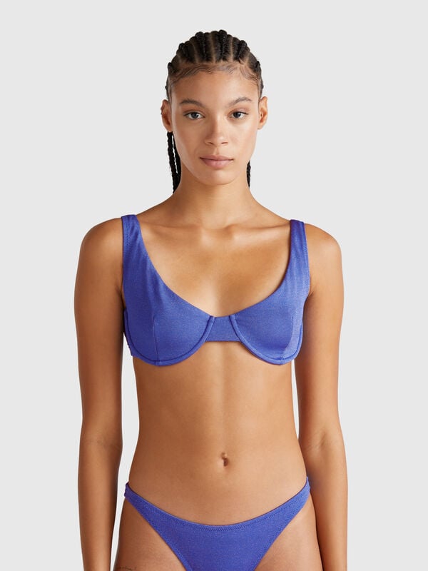 Soutien de biquíni com lurex  Mulher