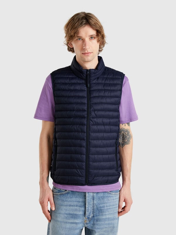 Colete regular fit com enchimento  Homem