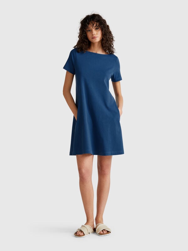 Vestido curto evasé Mulher