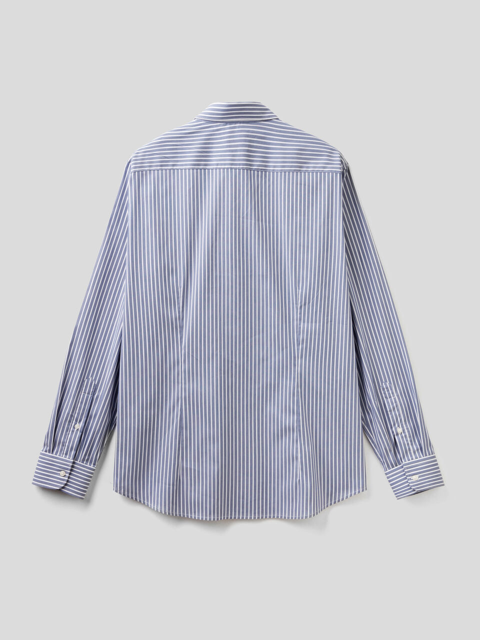 Camisa slim fit em algodão misto stretch image number 2