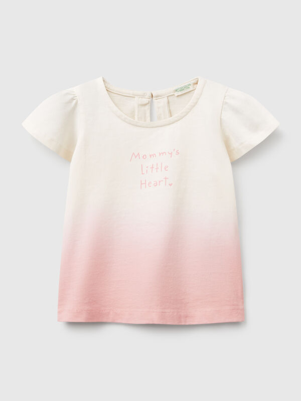 Camiseta dip-dye Recém-nascido