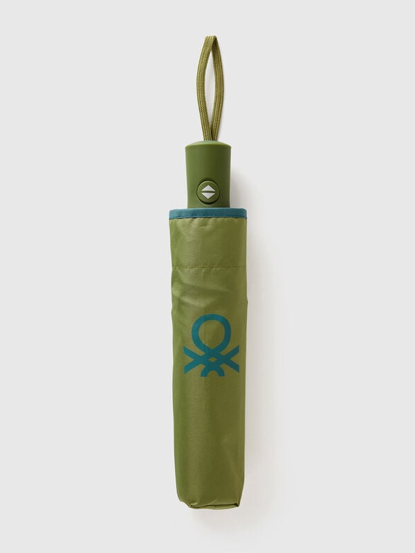 Guarda-chuva verde militar