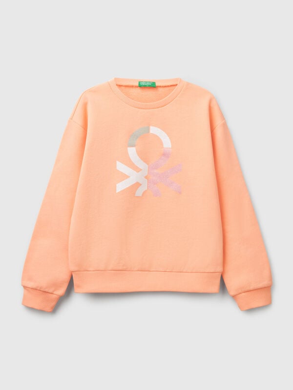 Sweat com estampa glitter Menina