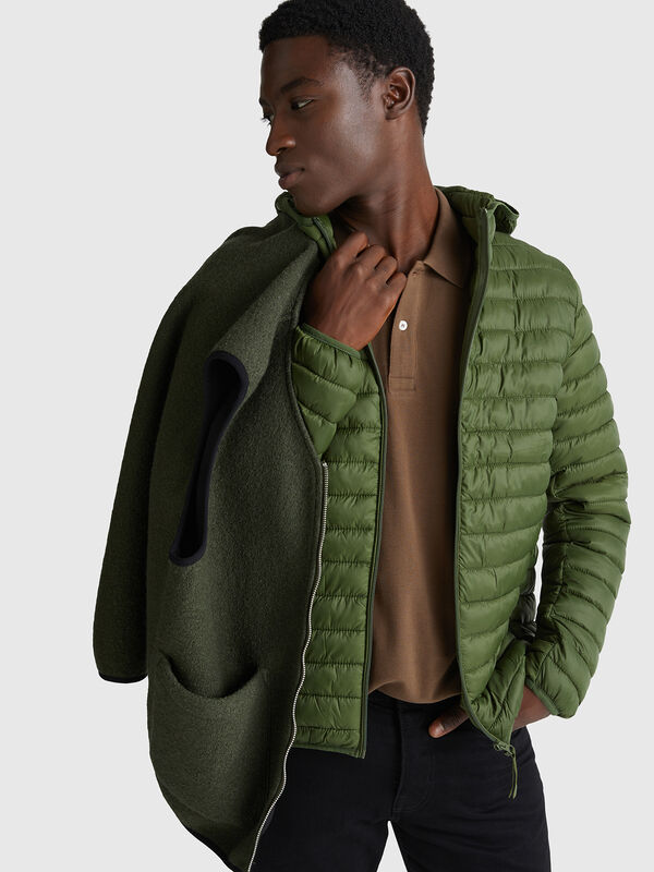 Casaco acolchoado regular fit  Homem