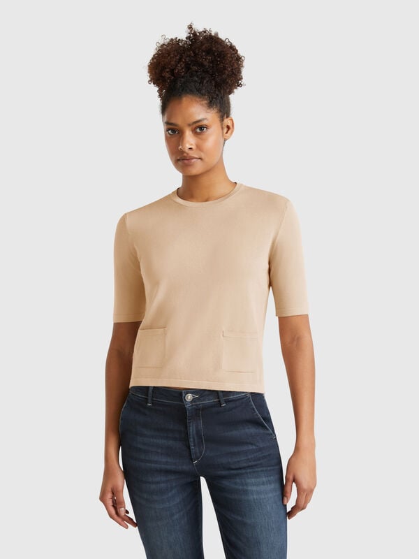 Camisola de manga curta Mulher