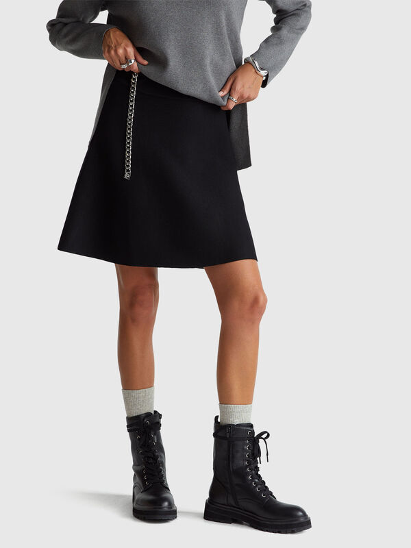 Minissaia de malha Mulher