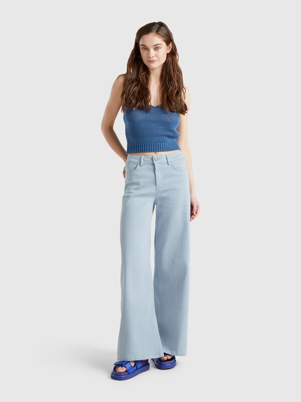 Calças wide fit Mulher