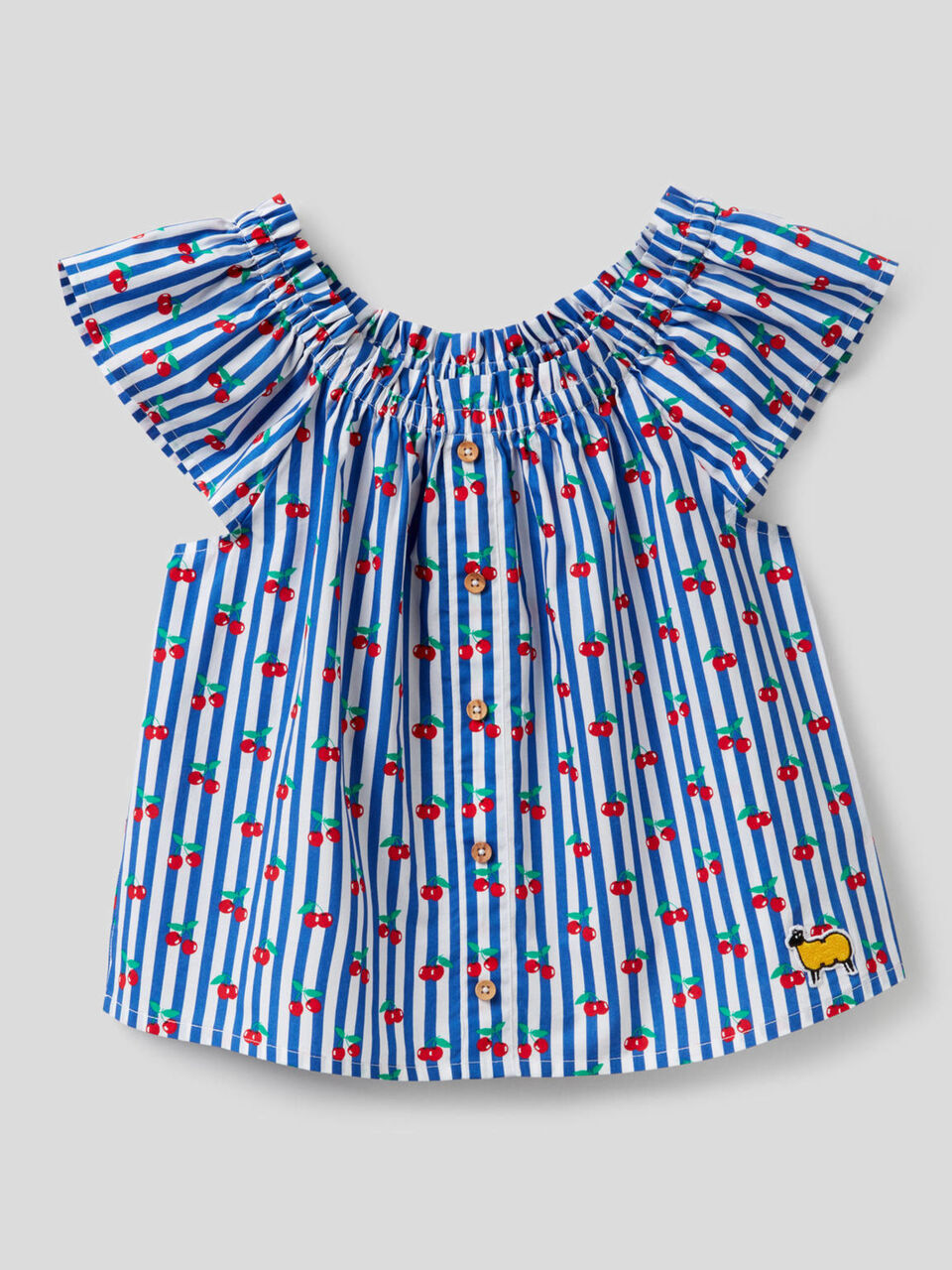 Blusa estampada em 100% algodão image number 1