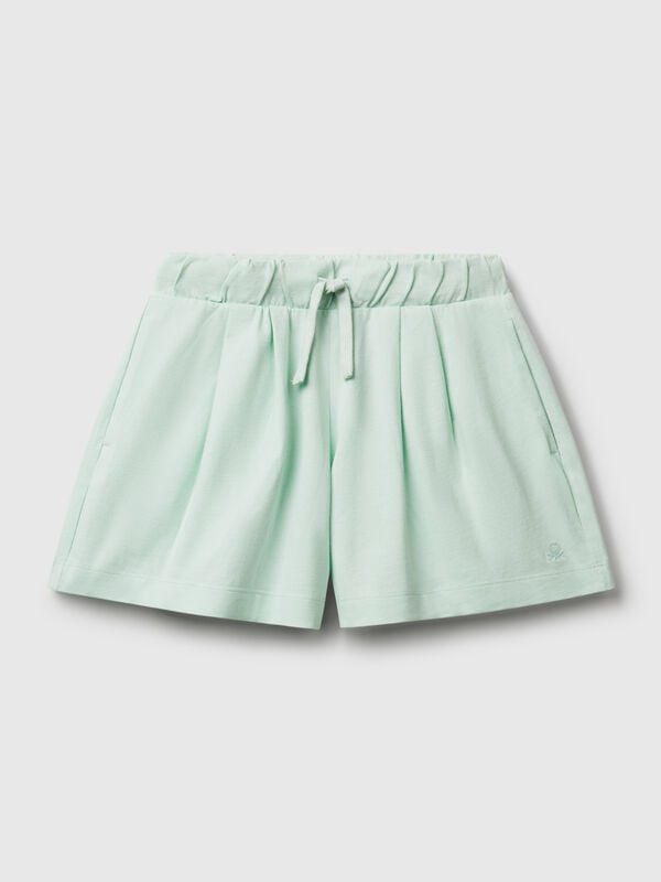 Shorts em algodão puro Menina