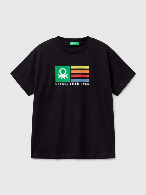 T-shirt de manga curta 100% algodão Menino