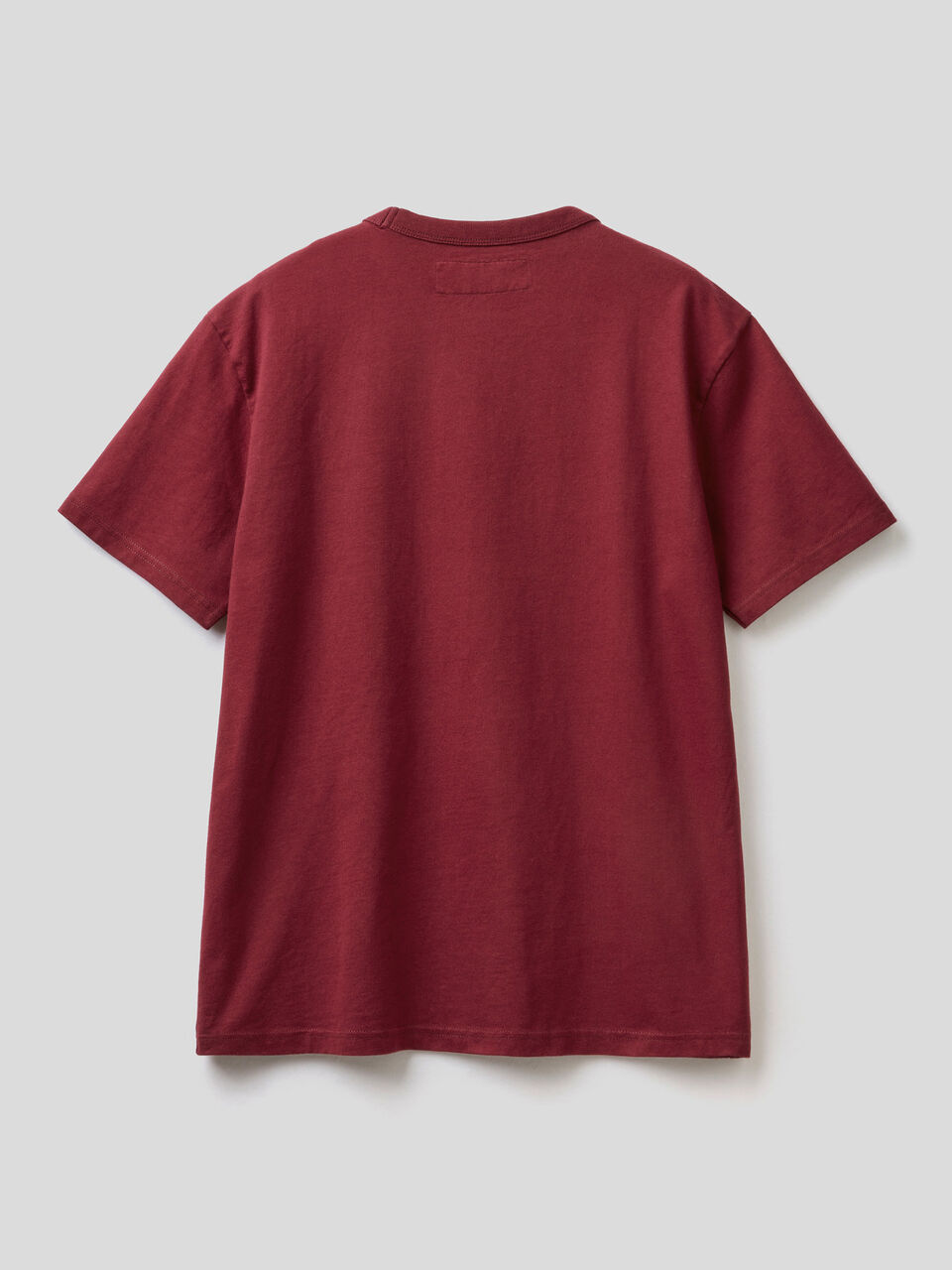 T-shirt de gola redonda em algodão puro image number 2