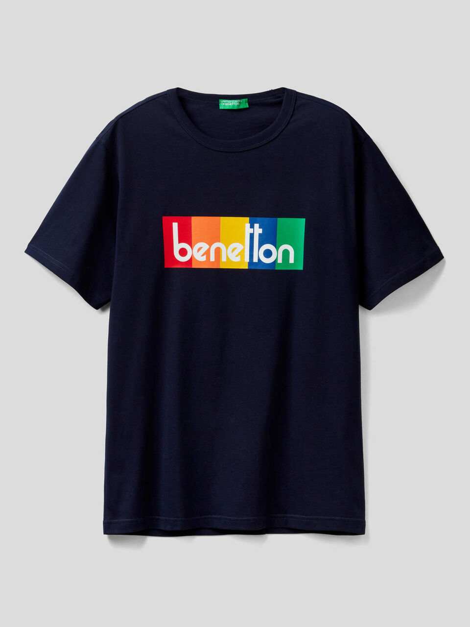 T-shirt com estampa logótipo image number 1