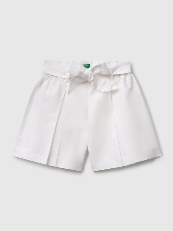 Bermudas com laço Menina