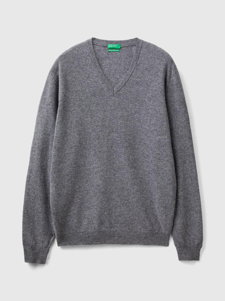 V NECK SWEATER L/S Homem image number 1