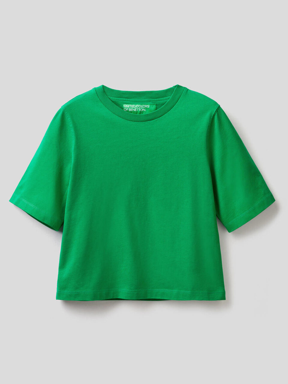 T-shirt boxy fit 100% algodão image number 1