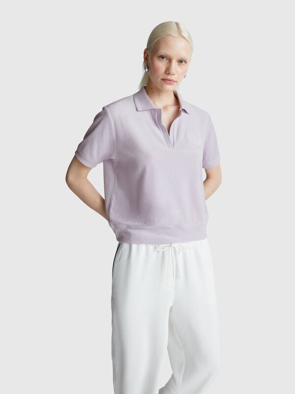 Polo em chenille Mulher