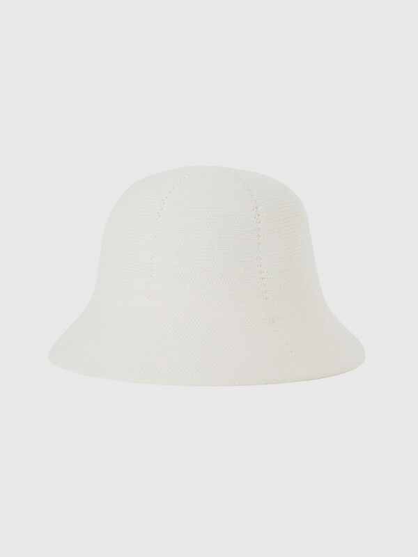 Chapéu cloche branco nata Mulher
