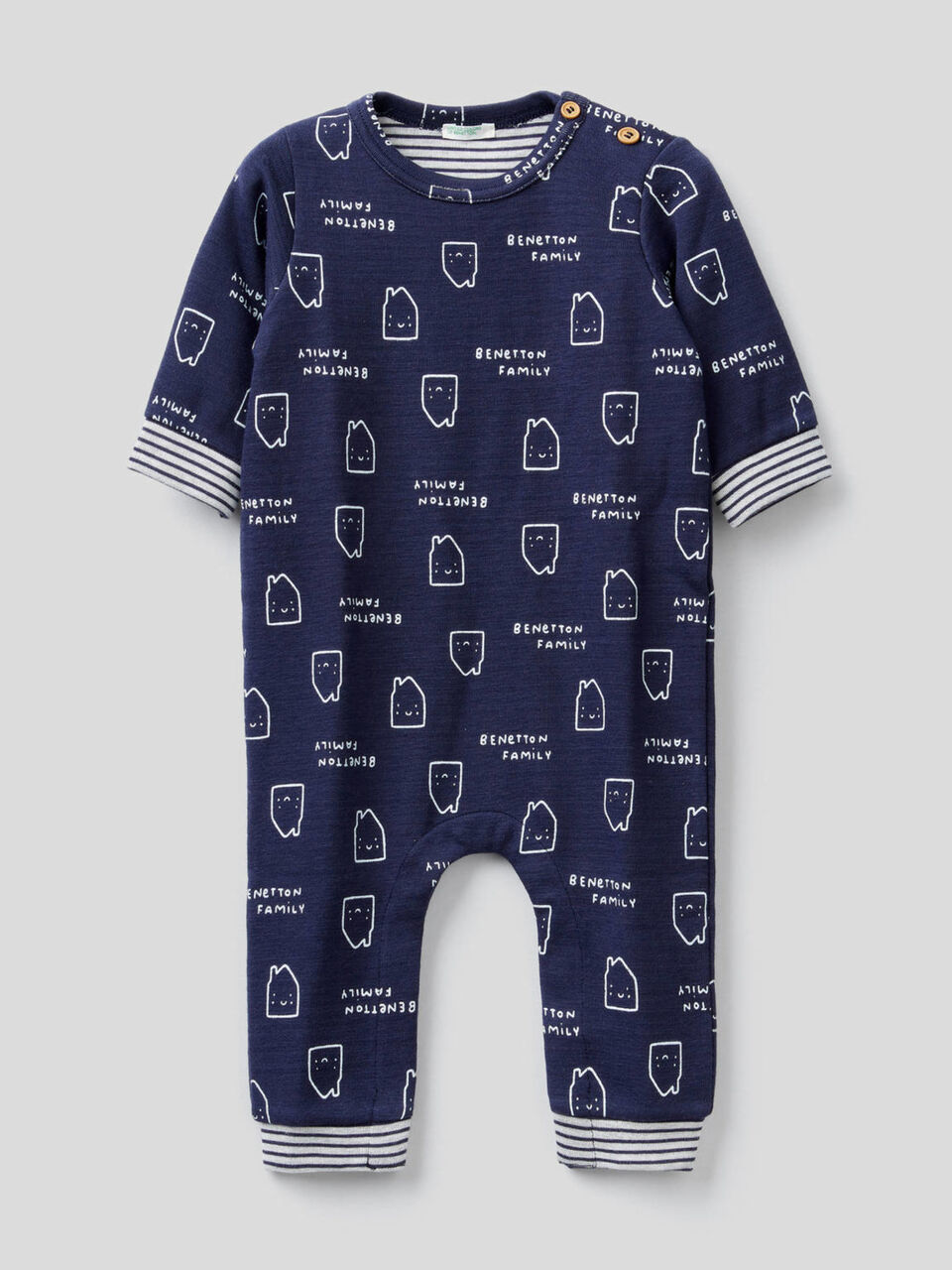 Babygrow em algodão orgânico stretch image number 1