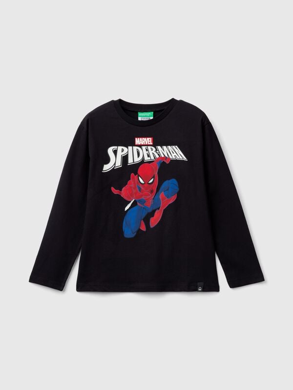 T-shirt ©Marvel Spiderman preta Menino