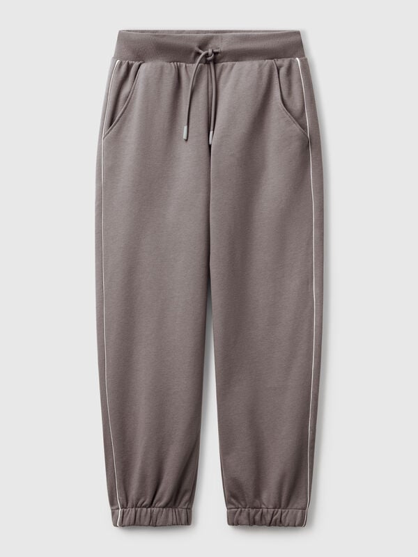 Calças em felpo comfort fit Menina