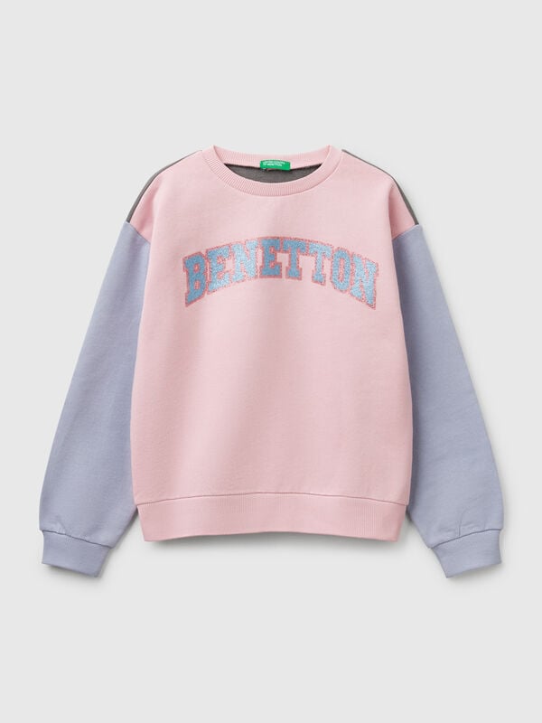 Sweat com estampa glitter Menina