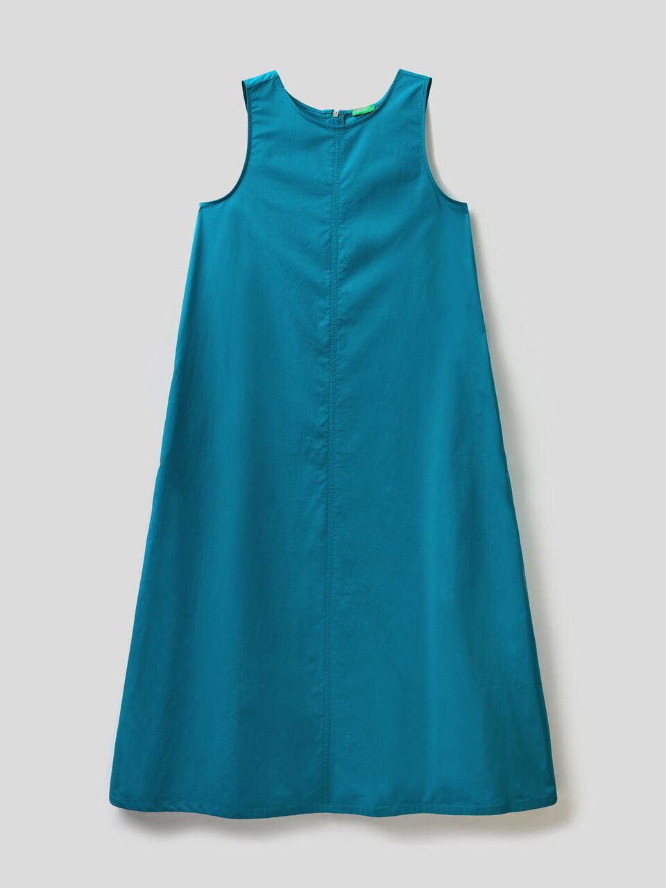 Vestido comprido sem mangas em 100% algodão image number 1