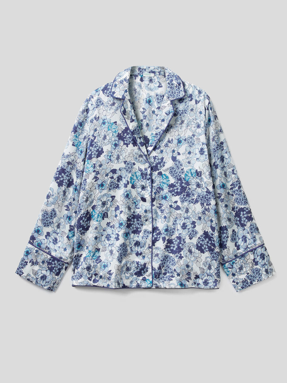 Blusa de pijama com estampado floral image number 1