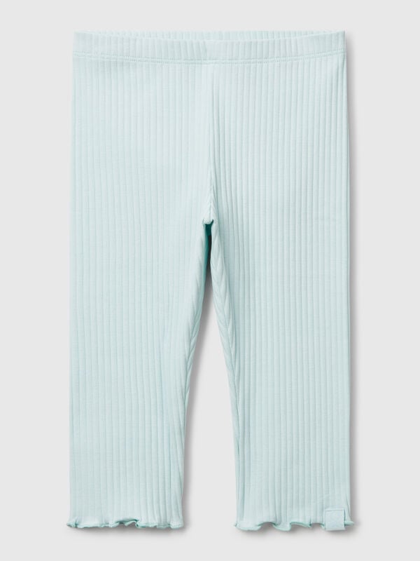 Leggings de algodão elástico Menina