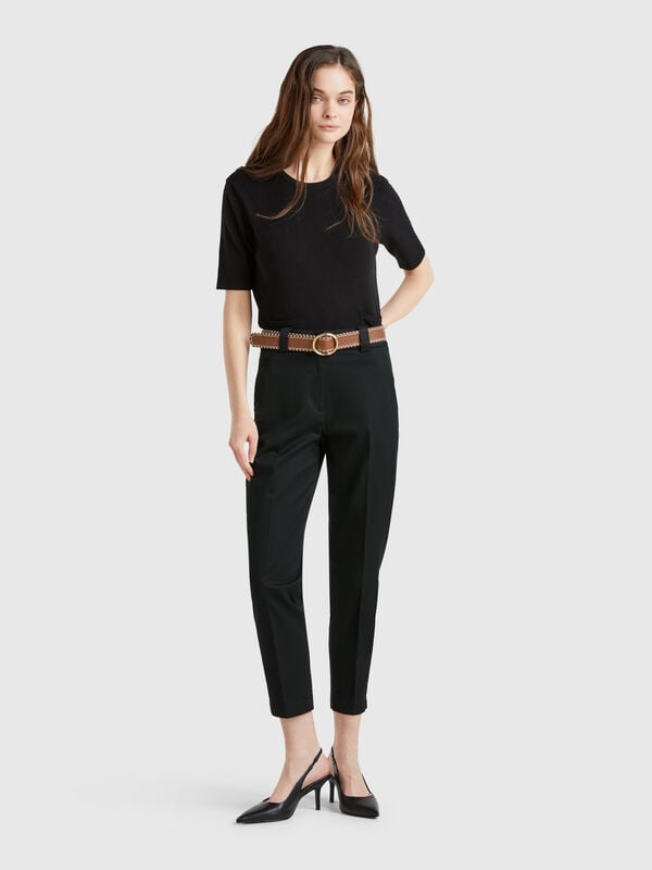 Calças slim fit Mulher
