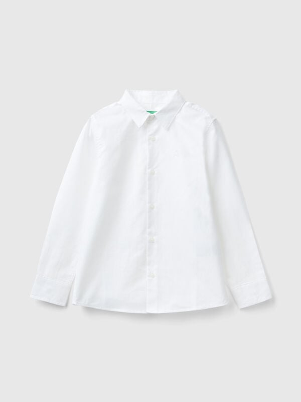 Camisa clássica em algodão puro Menino