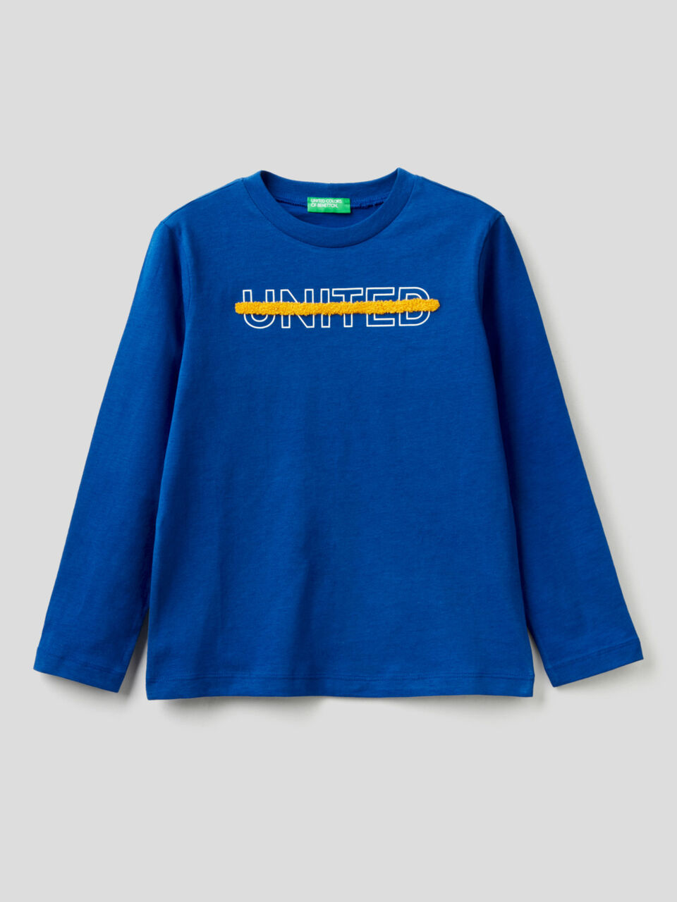 T-shirt de manga comprida em 100% algodão orgânico image number 1