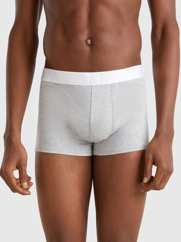 Boxers em mistura de algodão Homem